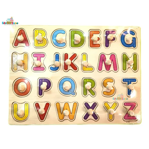 Picture of ABCD English Alphabet Puzzle Board With Pin