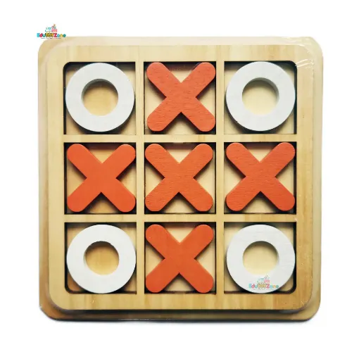 Picture of Wooden Tic Tac Toe