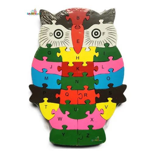 Picture of Wooden 3D OWL Block Puzzle